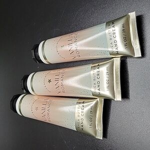 3pc Bath & Body Works Vanilla Romance Hand Cream - NEW!!!